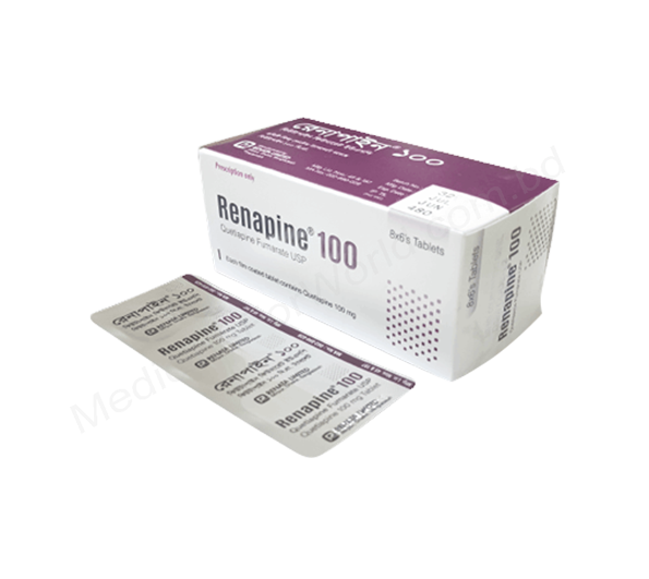 Renapine- Generic QUETIAPINE FUMARATE- Renata Pharma