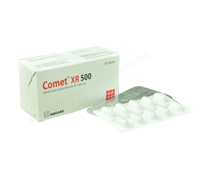 Comet XR- Generic METFORMIN HYDROCHLORIDE- Square Pharma