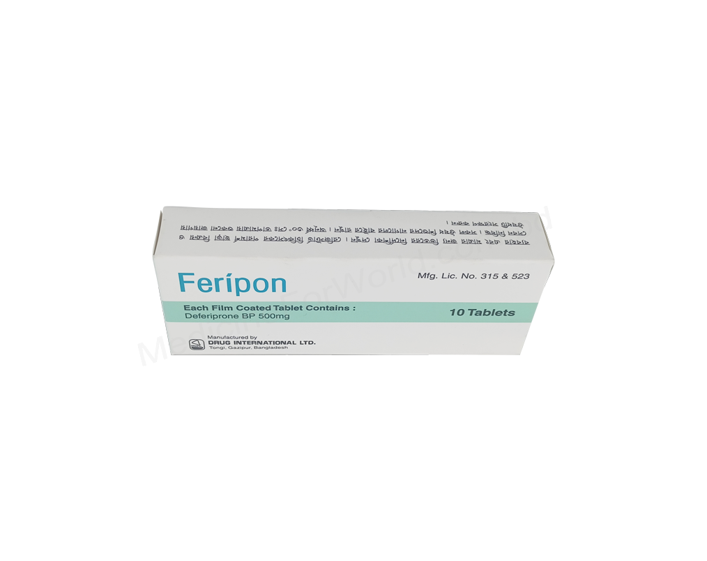 Feripon- Generic Deferiprone- Drug International Pharma