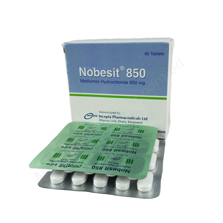 Nobesit- Generic METFORMIN HYDROCHLORIDE- Incepta Pharma