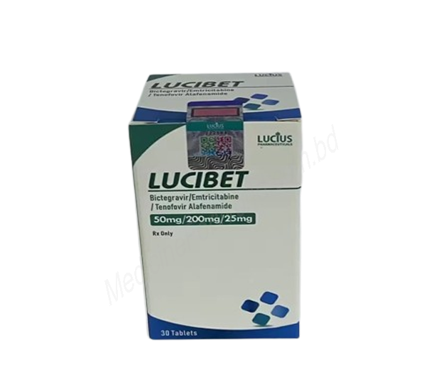 Lucibet- Generic Bictegravir/ Emtricitabine / Tenofovir Alafenamide- Lucius Pharma