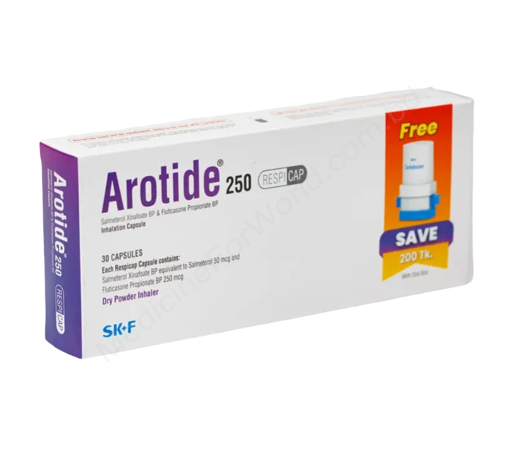 Arotide- 通用的 Salmeterol + Fluticasone Propionate- Eskayef制药有限公司