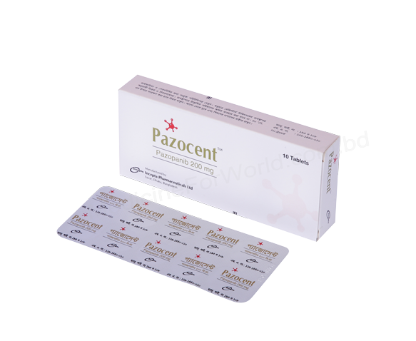 Pazocent- Generic Pazopanib- Incepta Pharma