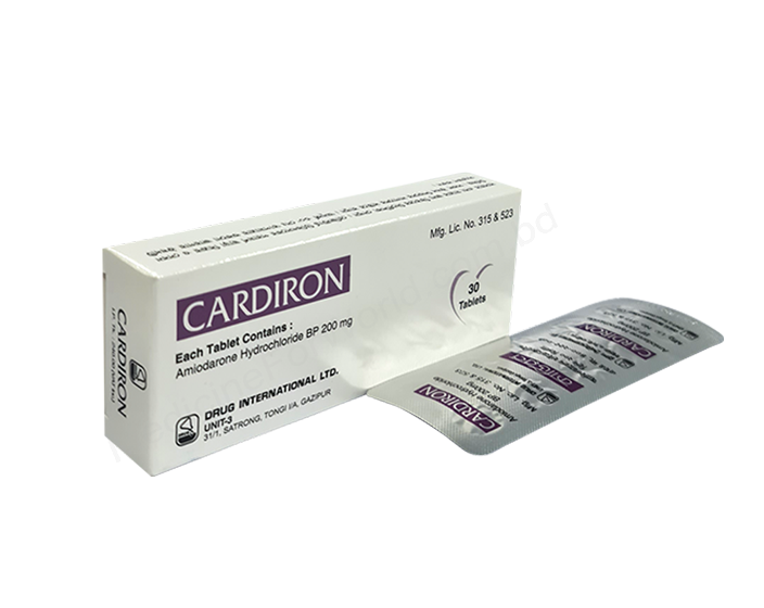 Cardiron- Generic Amiodarone- Drug International Pharma