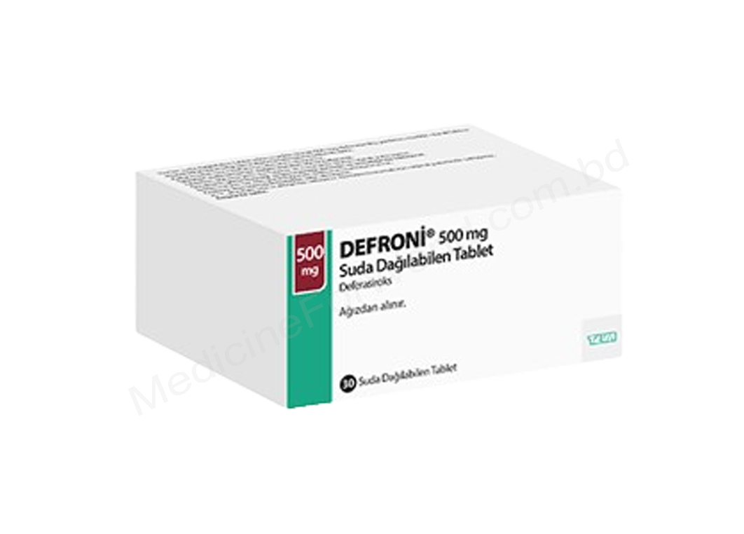 Defroni- Generic Deferasirox- Teva Pharma