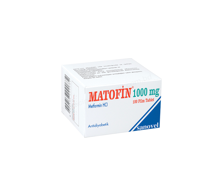 MATOFIN- Generic METFORMIN HYDROCHLORIDE- Sanovel pharma