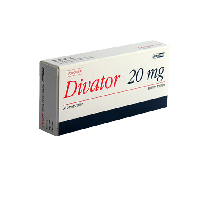 DIVATOR- 通用的 Atorvastatin Calcium- DROGSAN Pharma